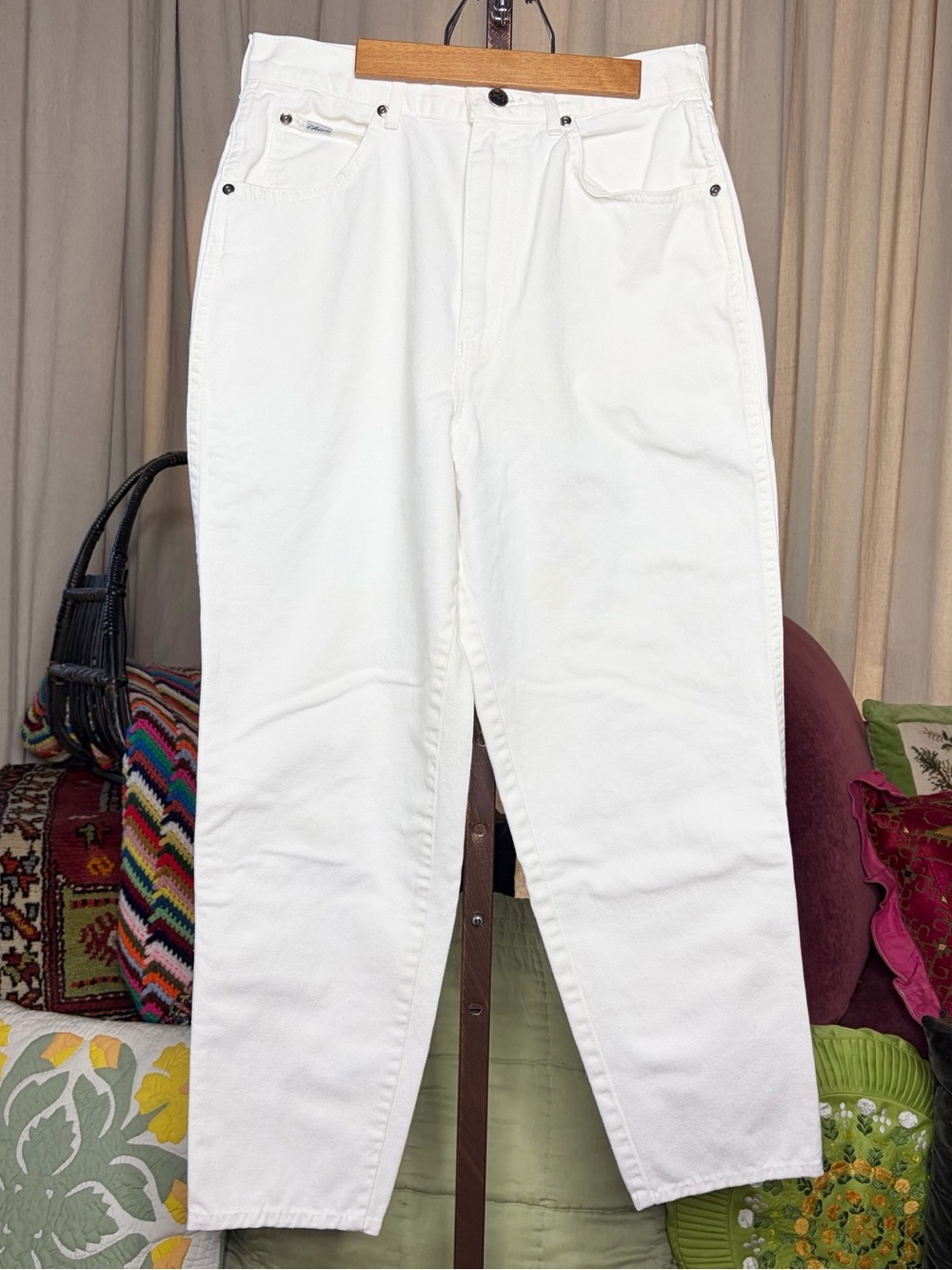 80s Chic Mom Jeans White